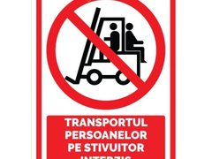 Indicatoare pentru transportul cu stivuitoare